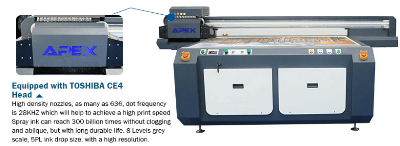 APEX 1610UV 工業型UV數位平板印刷機-UV直噴機推薦