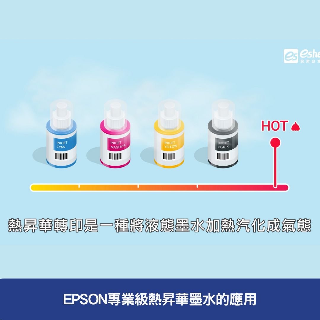 EPSON專業級熱昇華墨水的應用