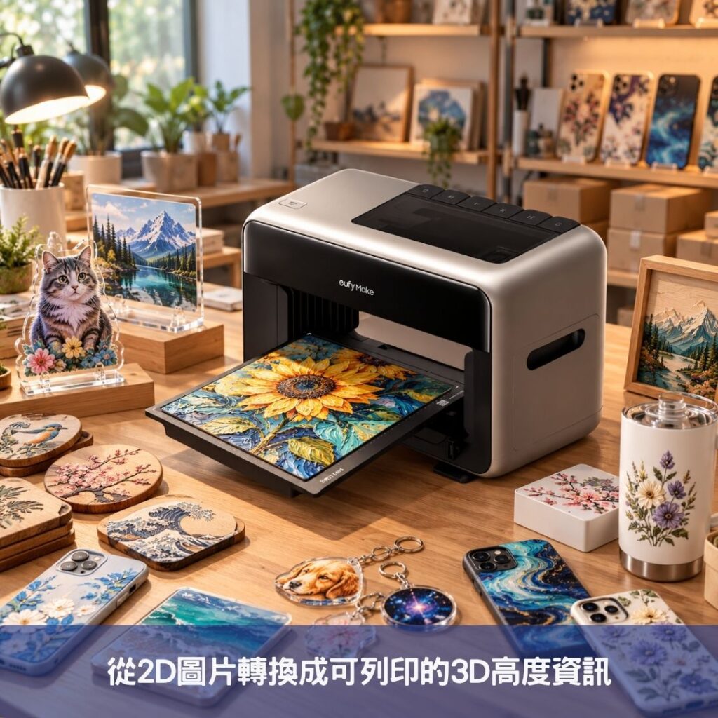 從2D圖片轉換成可列印的3D高度資訊