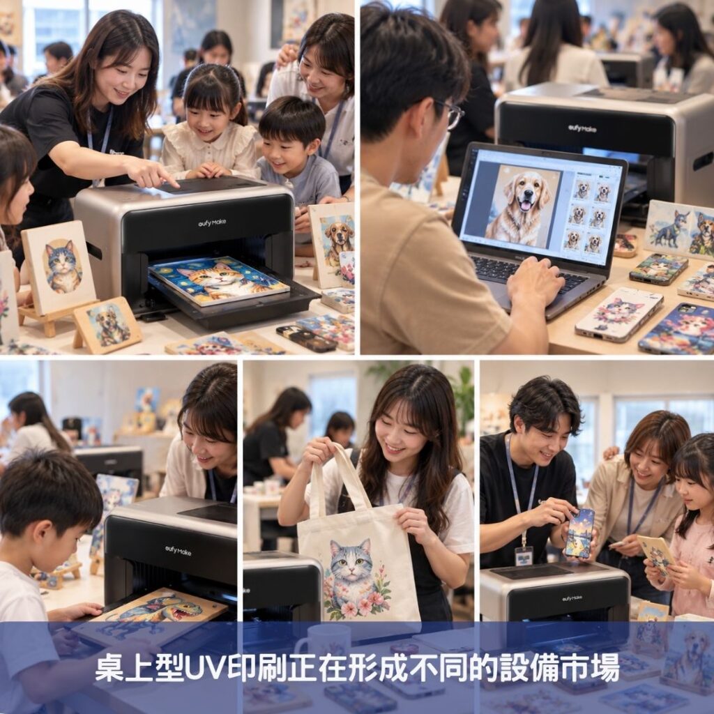 桌上型UV印刷正在形成不同的設備市場