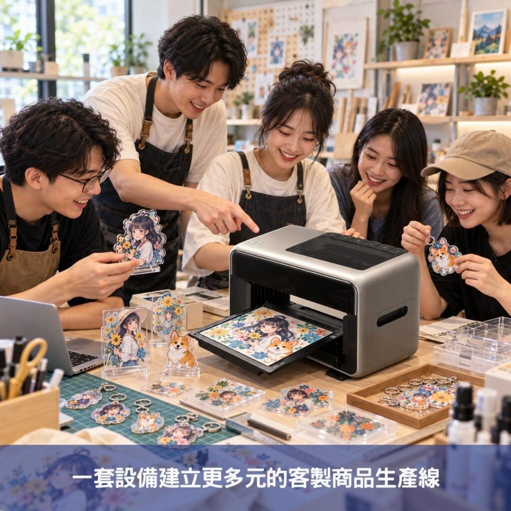 一套設備建立更多元的客製商品生產線