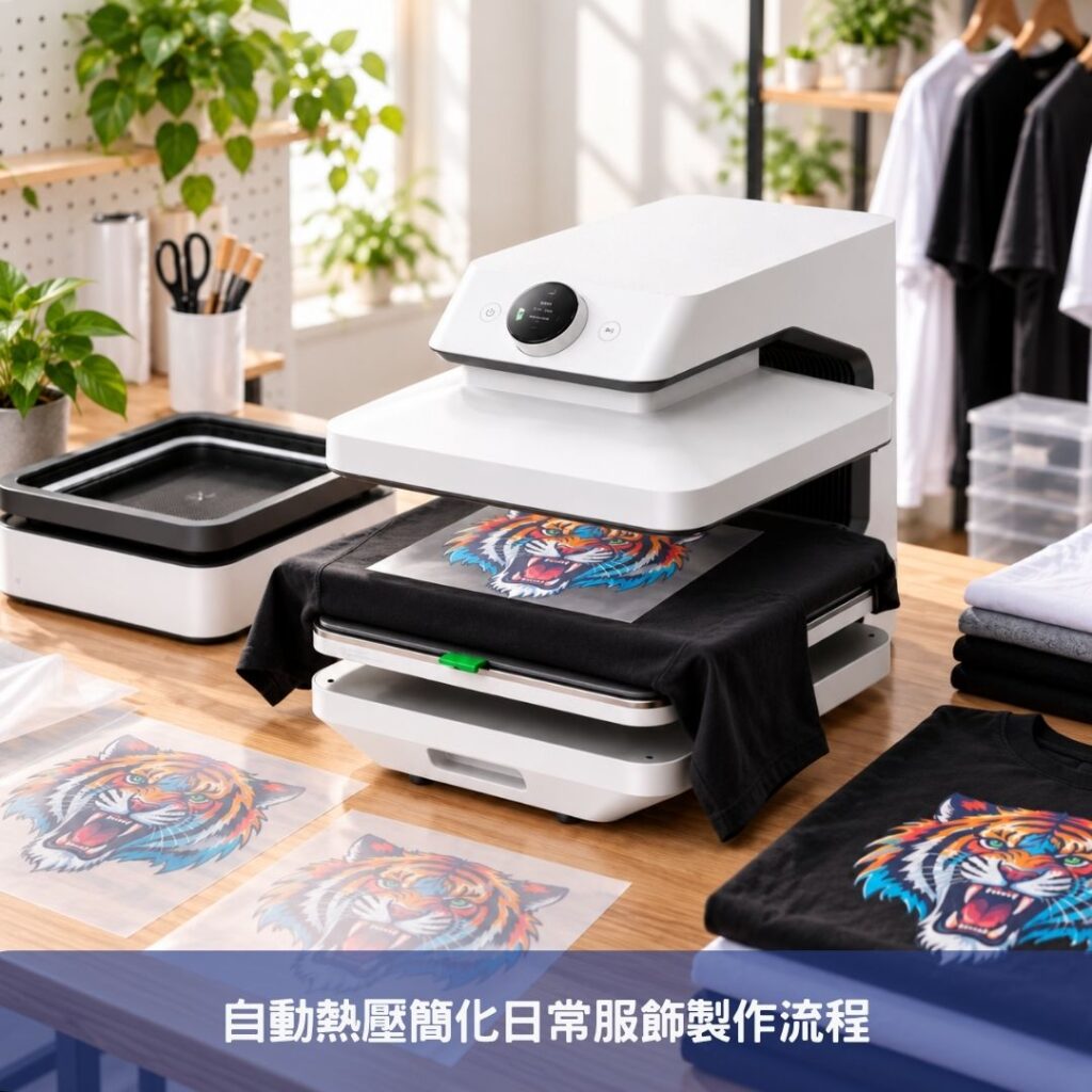 自動熱壓簡化日常服飾製作流程