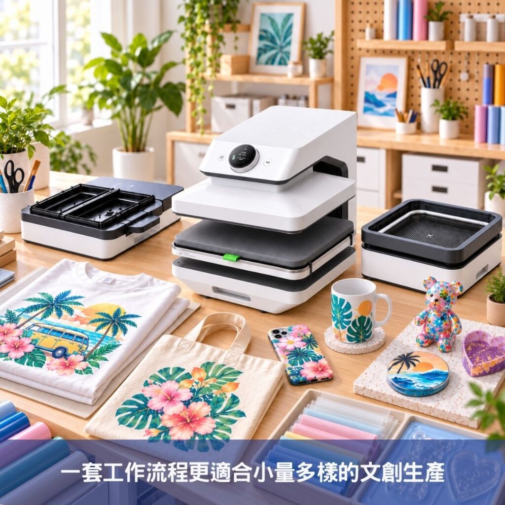 一套工作流程更適合小量多樣的文創生產
