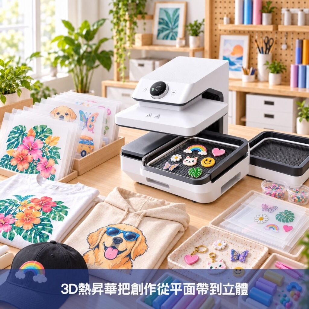 3D熱昇華把創作從平面帶到立體