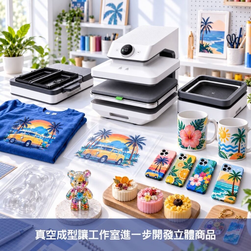 真空成型讓工作室進一步開發立體商品